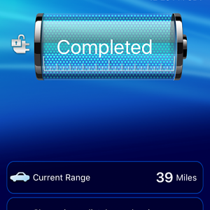 Charge Complete - 39miles