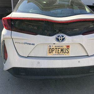 Prius Vanity License Plate