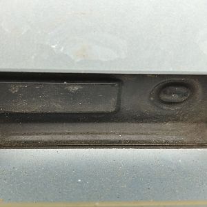 2012 Prius v hatch handle a rubberized covering