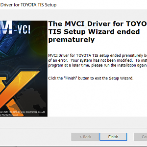 VCI Driver Wont Install