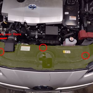 PRIUS SPEAKER Highlighted And Circled Trim Piece