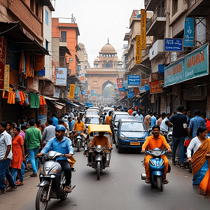 Iconic Delhi Market