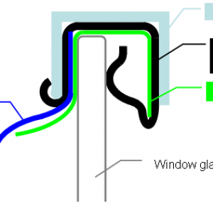 WeatherTech window deflector install diagrams