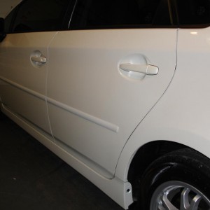 Tint and body side molding