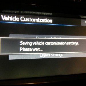How to set  Auto Unlock by Driver Door  to ON using Nav screen