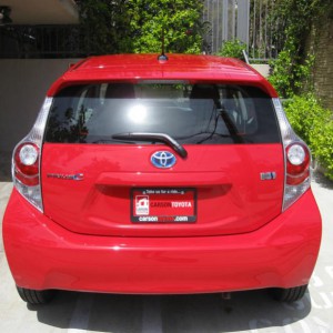 2012 Prius C - Absolutely Red - Package Three with Sunroof!