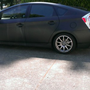 PRIUS with CURT hitch and THULE double track 990xt