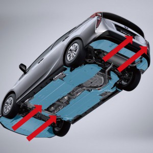 2016 Toyota Prius Underfloor
