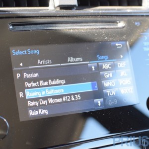 USB stick song navigation in base Entune Audio