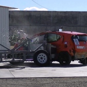 2013 Toyota Prius c Side Crash Test by NHTSA | CrashNet1